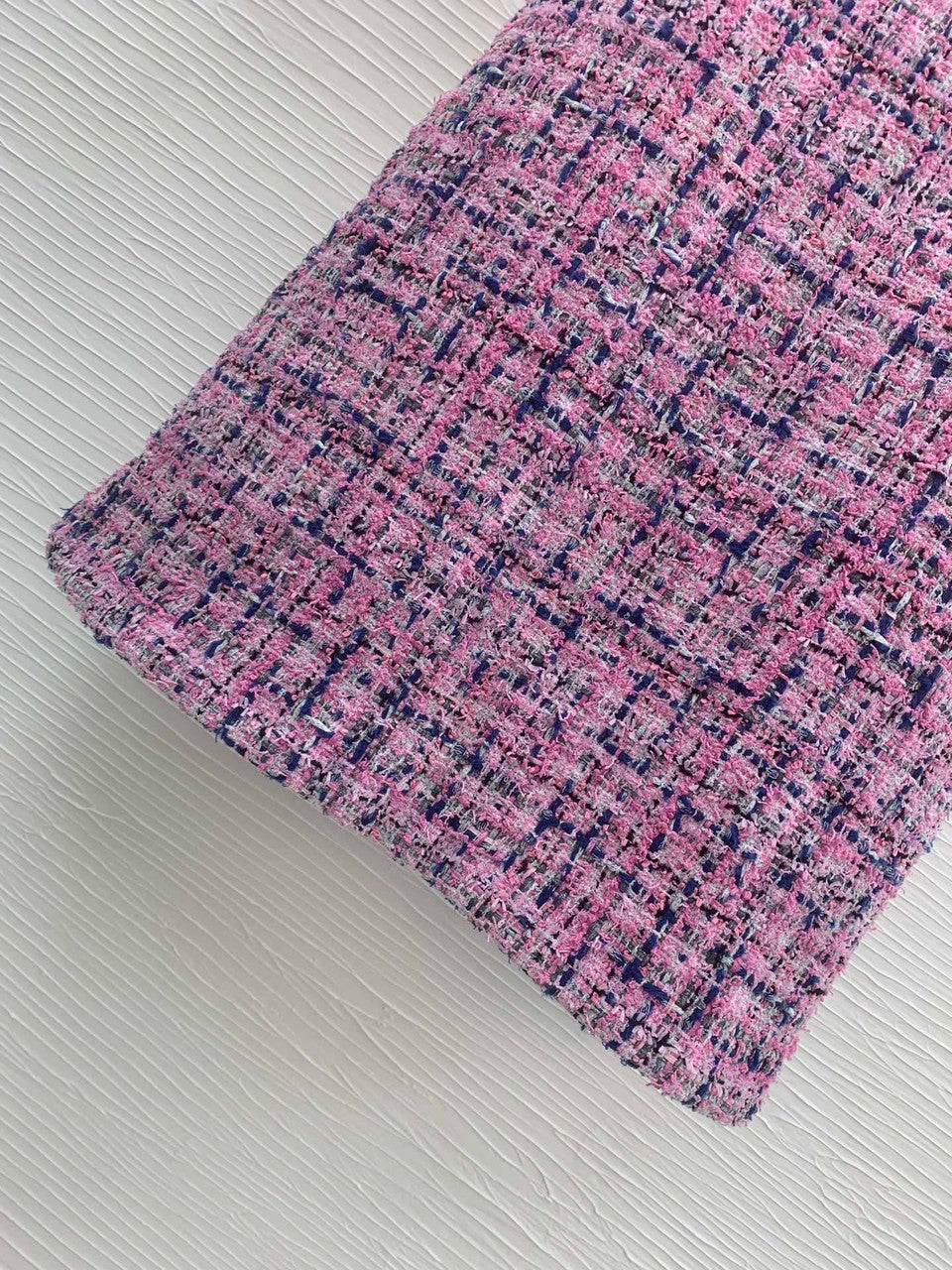 Chanel SS2023 Pre-Collection Cotton Tweed & Imitation Pearls Dress