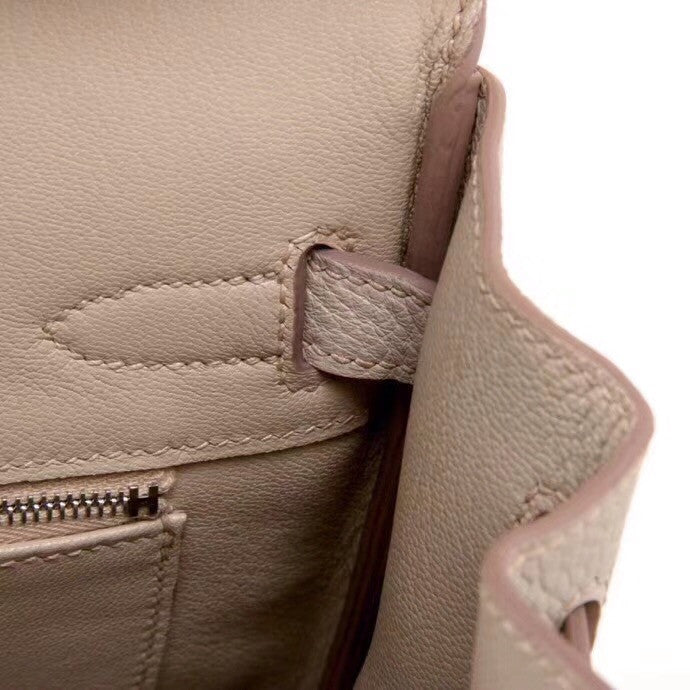 Hermès 80 Gris Perle Birkin 30 cm Togo Leather Palladium Hardware