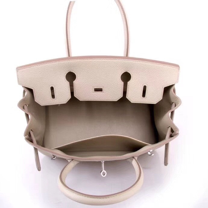 Hermès 80 Gris Perle Birkin 30 cm Togo Leather Palladium Hardware