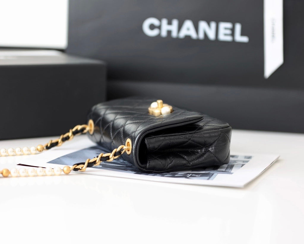 Chanel SMALL FLAP BAG with pearls