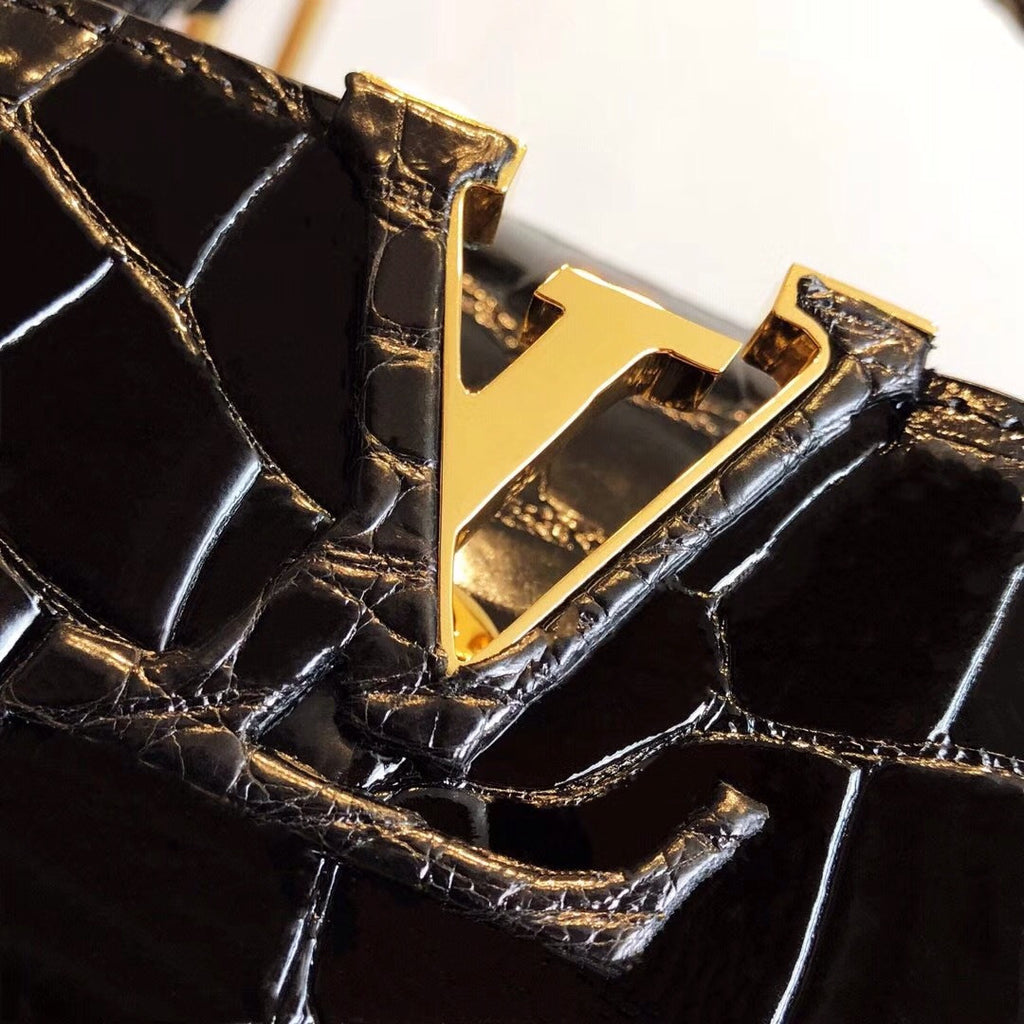 Louis Vuitton CAPUCINES MINI Crocodilien Brillant  N93163