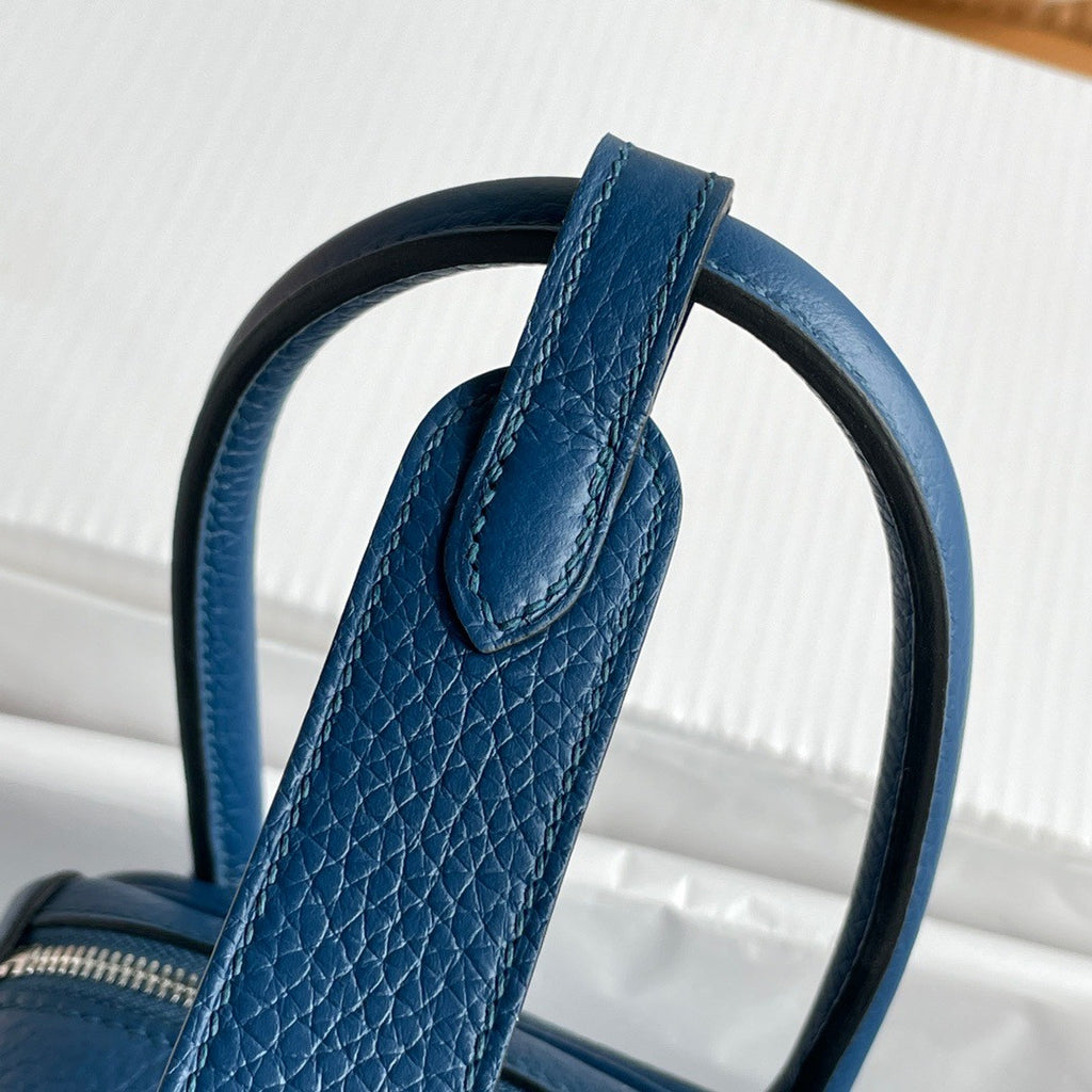 Hermes Deep Bleu Lindy 26 Togo Palladium Hardware