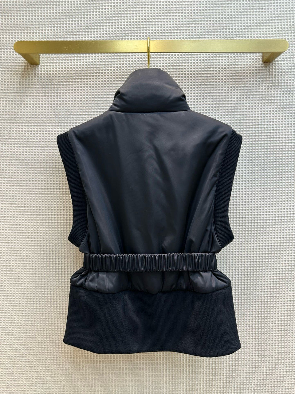 Chanel 2023/24 CoCo Neige Satin & Cashmere VEST BLACK