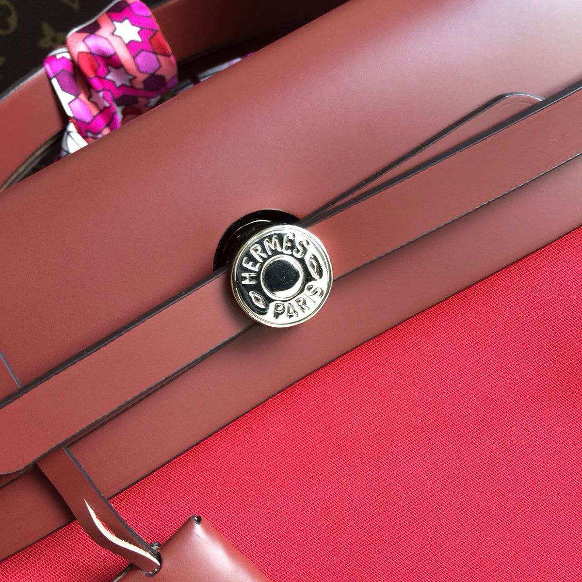 Hermes Red Herbag Zip PM