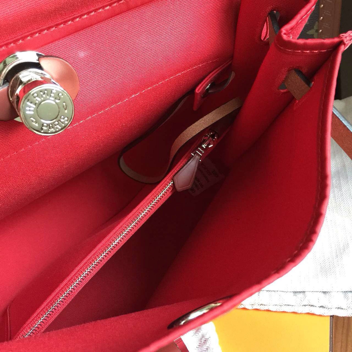 Hermes Red Herbag Zip PM