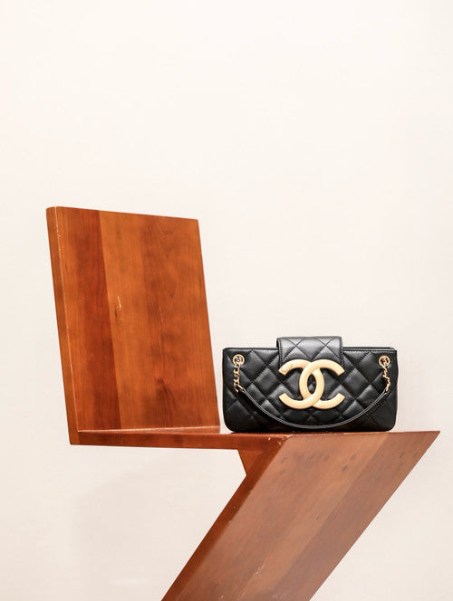 Chanel BAGUETTE BAG BLACK