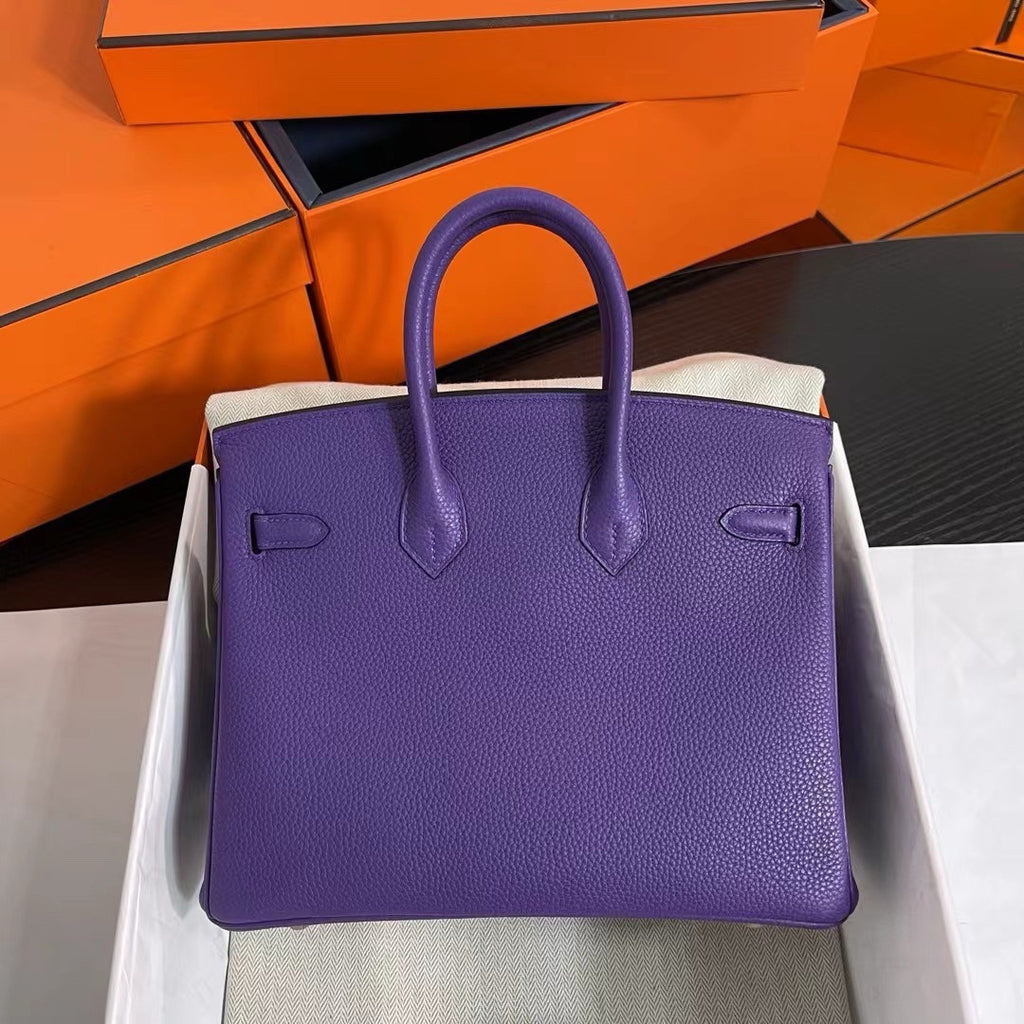 Hermes Special Order IRIS/ROSE SAKURA Birkin 25 cm Togo Gold Hardware