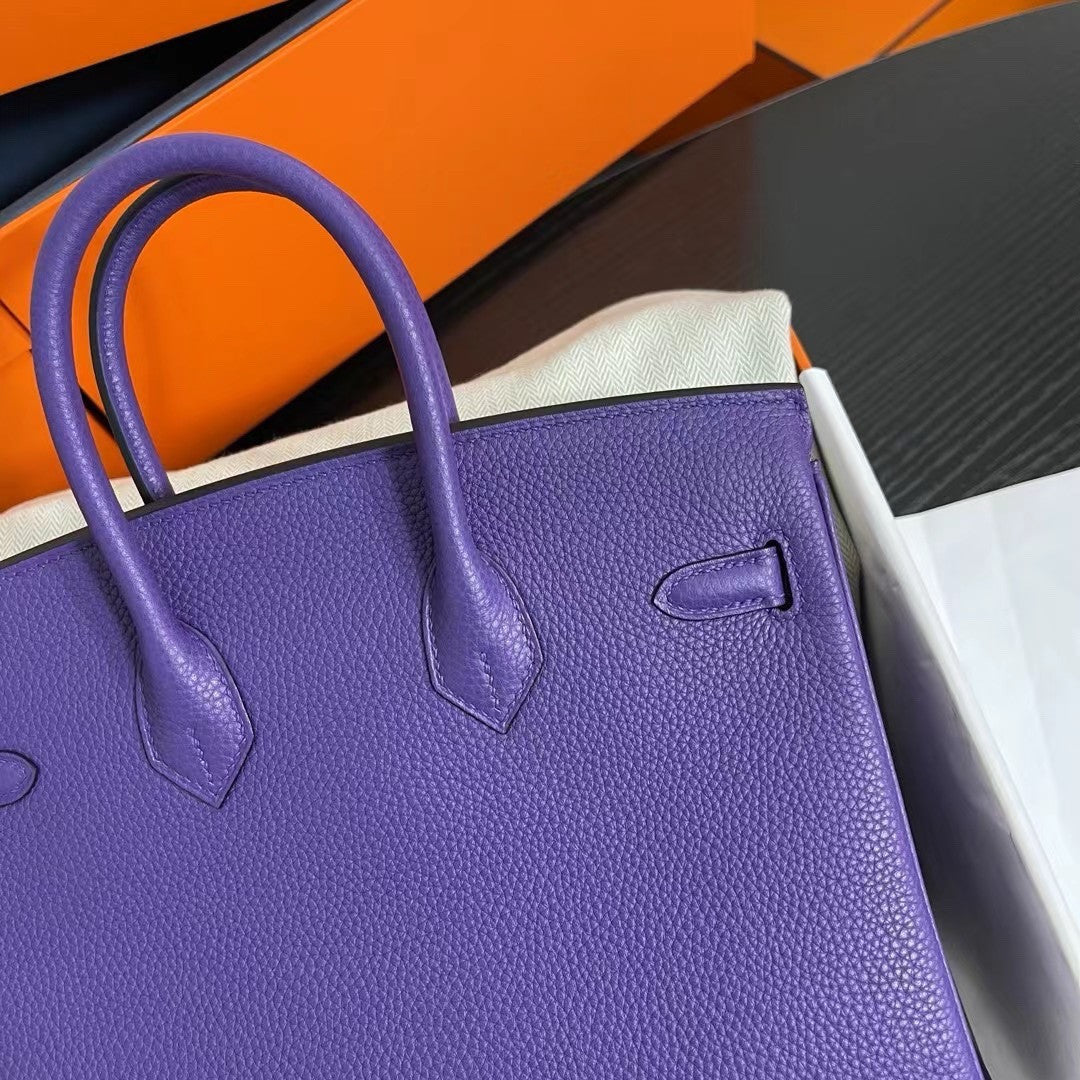 Hermes Special Order IRIS/ROSE SAKURA Birkin 25 cm Togo Gold Hardware