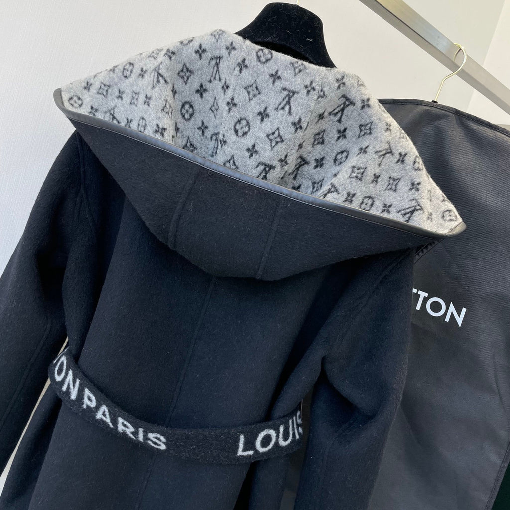 Louis Vuitton 1A91SM  BELTED SHORT WRAP PEA COAT