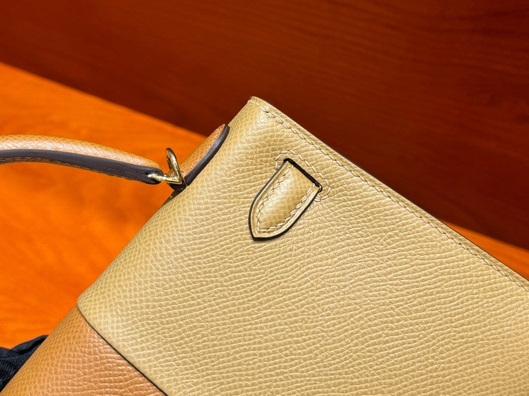 Hermes Casaque  Mini Kelly II 20 Epsom calf Palladium Hardware