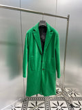 Prada Green Corduroy coat