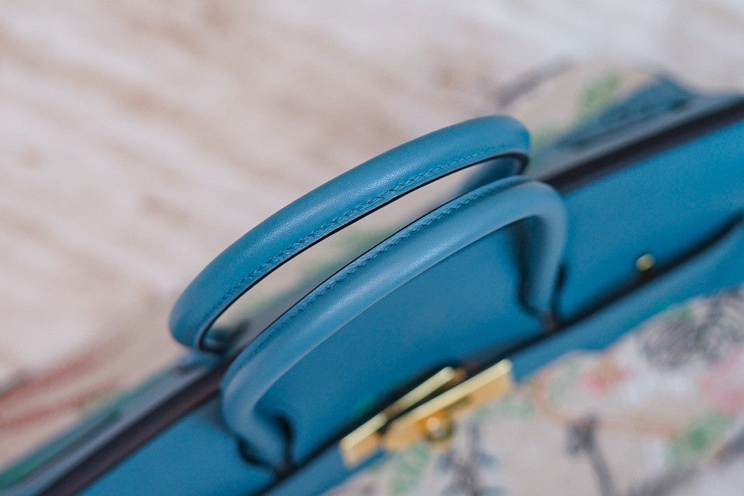 [Online Exclusive] Hermes Faubourg Tropical Birkin 30 Blue