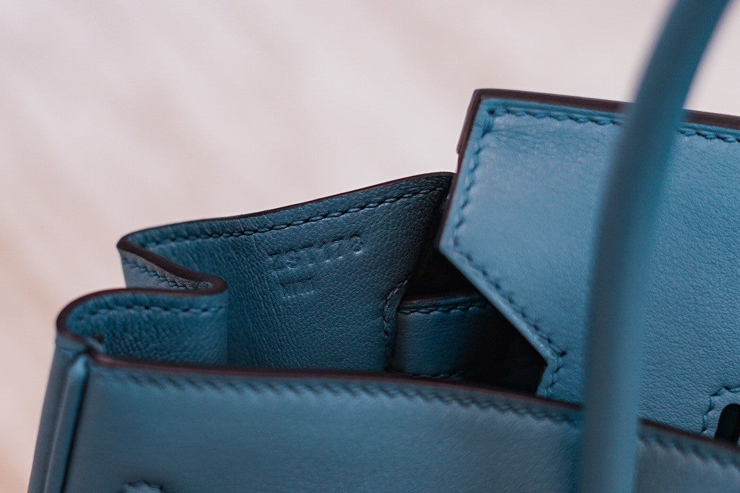[Online Exclusive] Hermes Faubourg Tropical Birkin 30 Blue