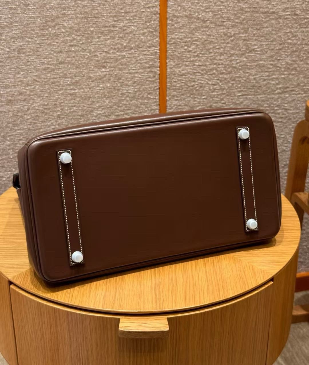Hermes Chocolate Birkin 35 Box Calf GHW