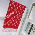 Louis Vuitton x Supreme scarf, sold with box and dust bag