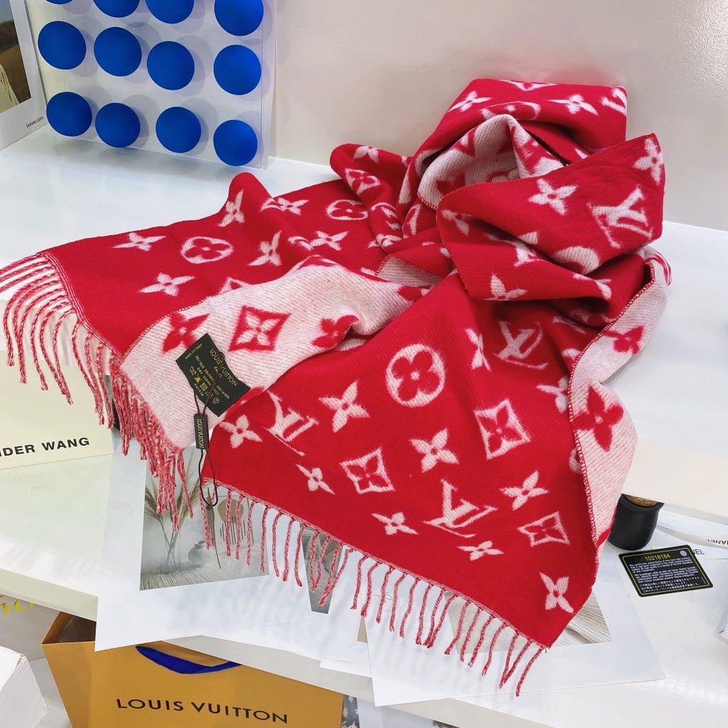 Louis Vuitton x Supreme scarf, sold with box and dust bag