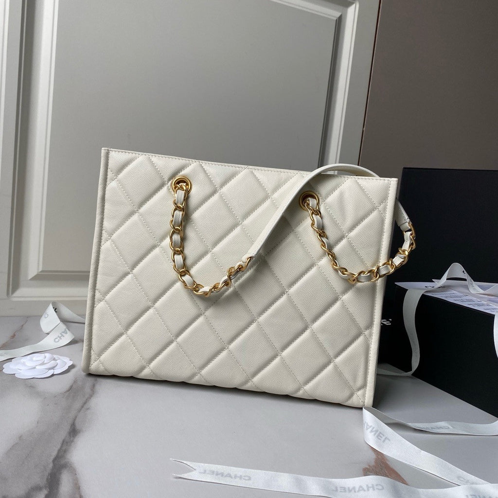 Chanel SMALL TOTE White