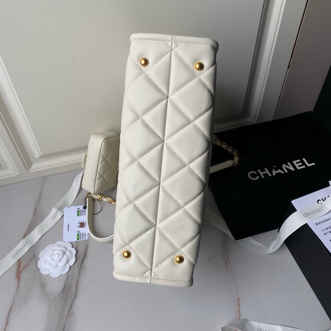 Chanel SMALL TOTE White
