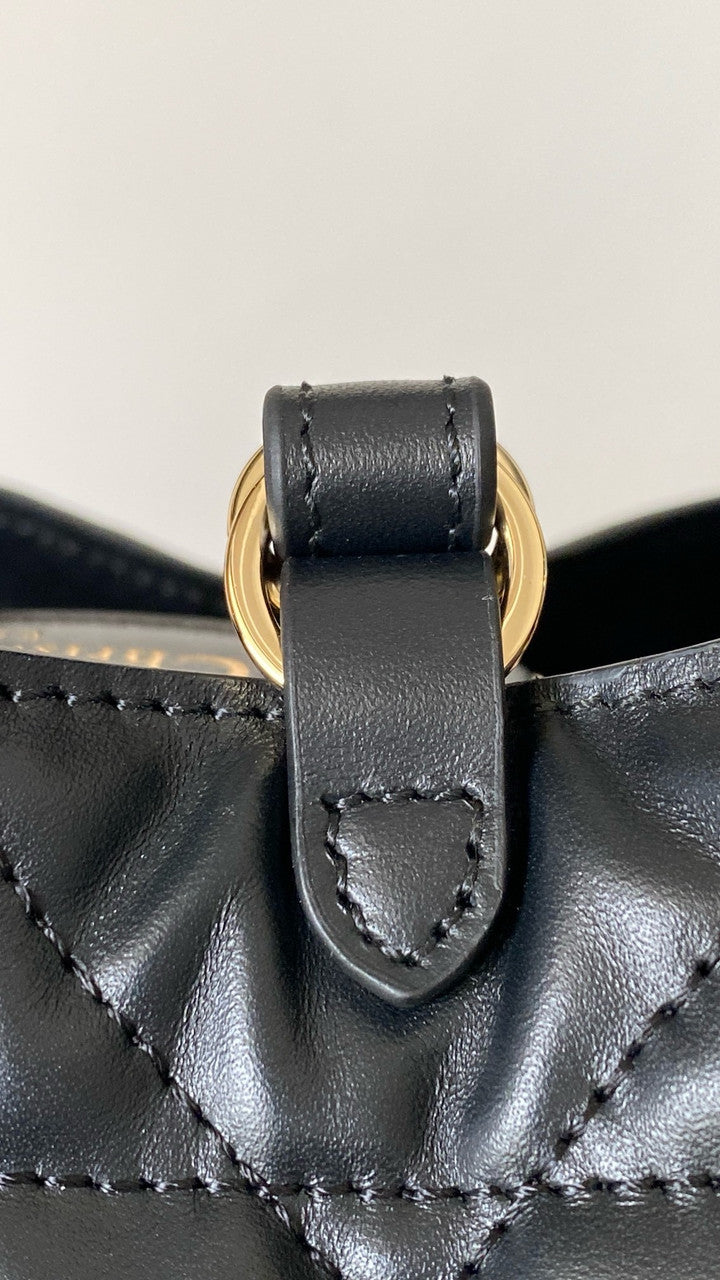 Christian Dior medium DIOR TOUJOURS BAG Black Macrocannage Calfskin