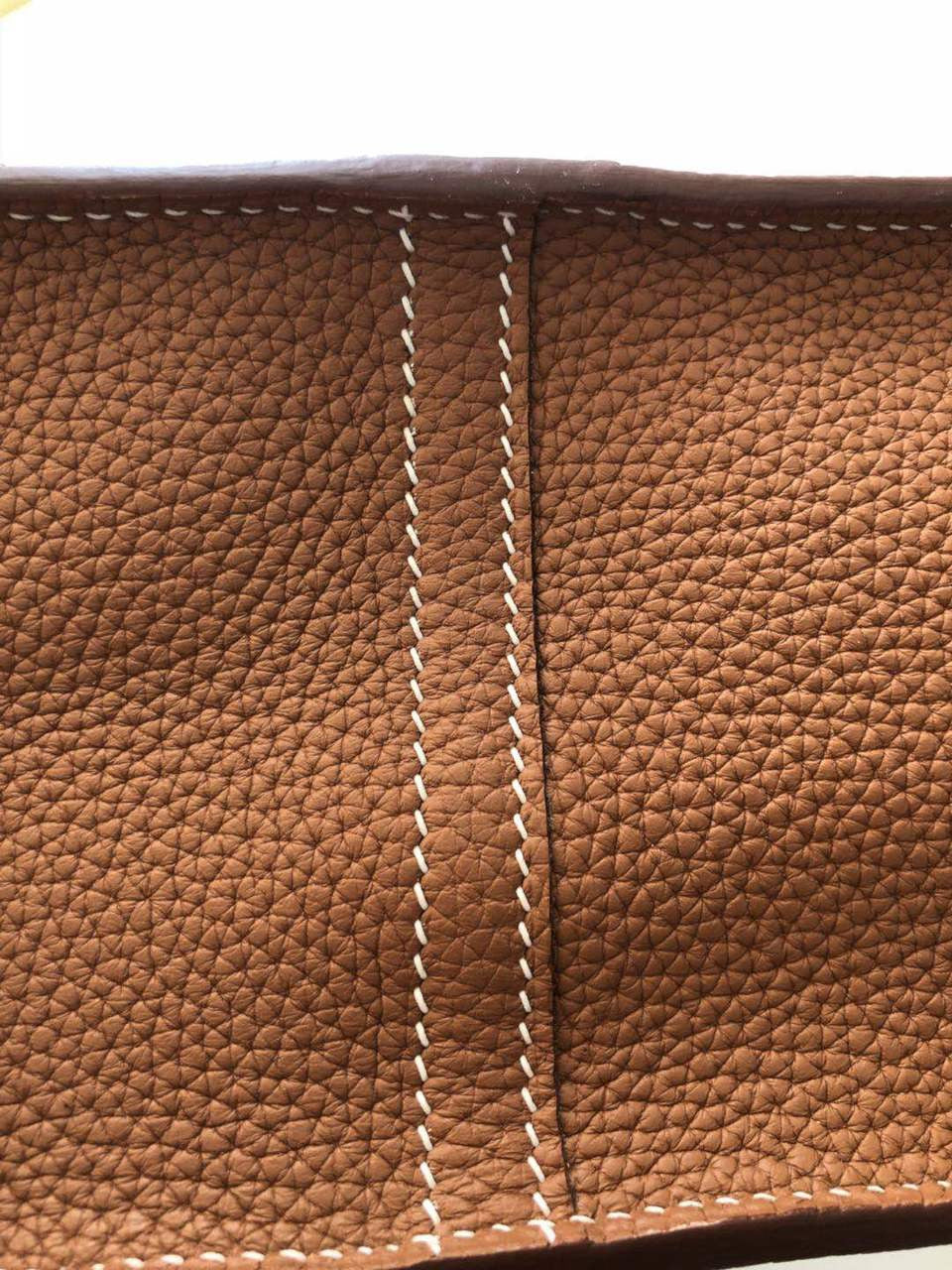 Hermes Gold 31 cm Halzan bag Togo Leather