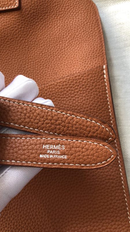 Hermes Gold 31 cm Halzan bag Togo Leather