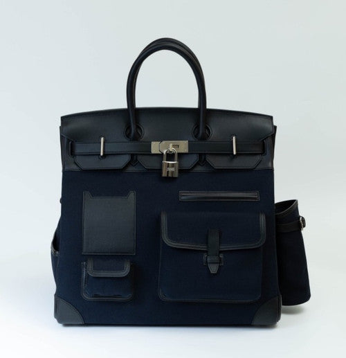 [Exclusive] Hermes Haut à Courroies 40 Cargo Bag Black