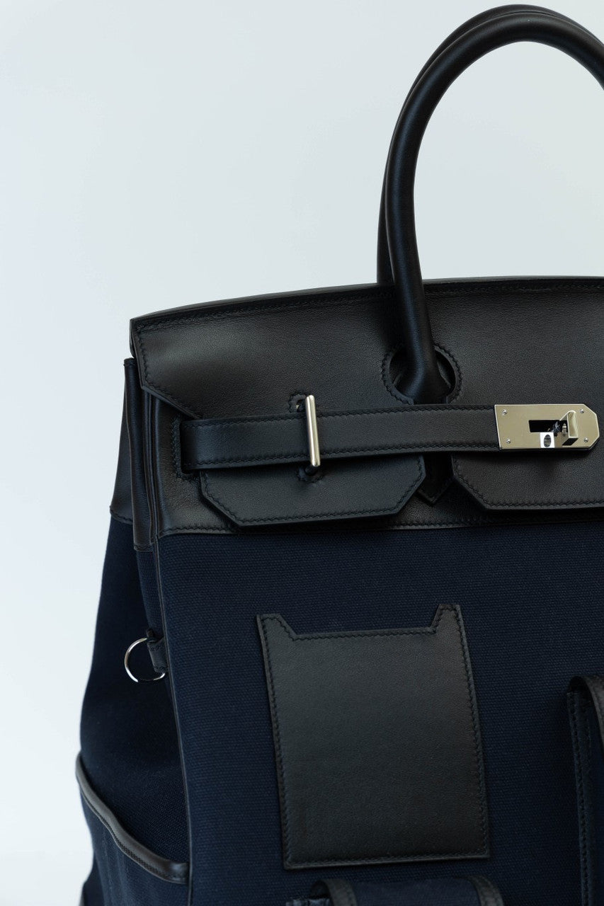 [Exclusive] Hermes Haut à Courroies 40 Cargo Bag Black
