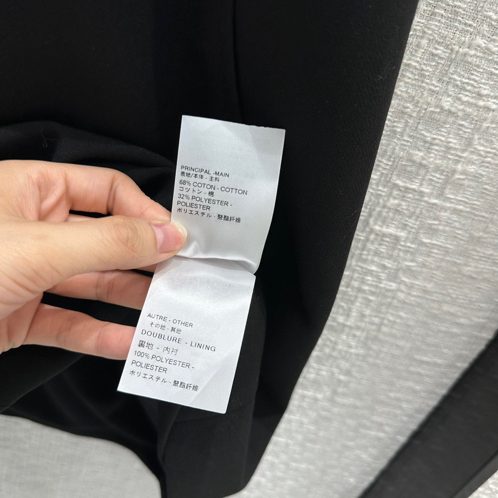 Louis Vuitton 1AB79D Zip-Up Wool-Silk Cady Dress