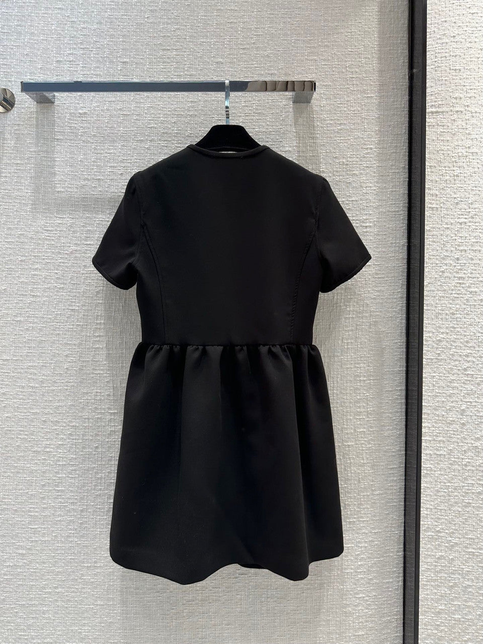 Louis Vuitton 1AB79D Zip-Up Wool-Silk Cady Dress