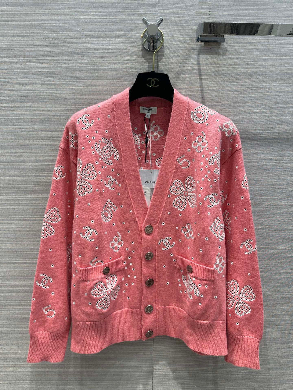 Chanel SS2023 Pre-Collection CARDIGAN Pink