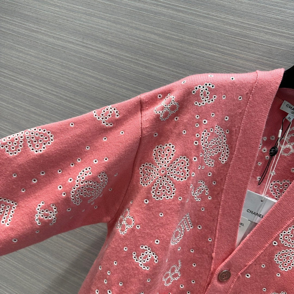 Chanel SS2023 Pre-Collection CARDIGAN Pink