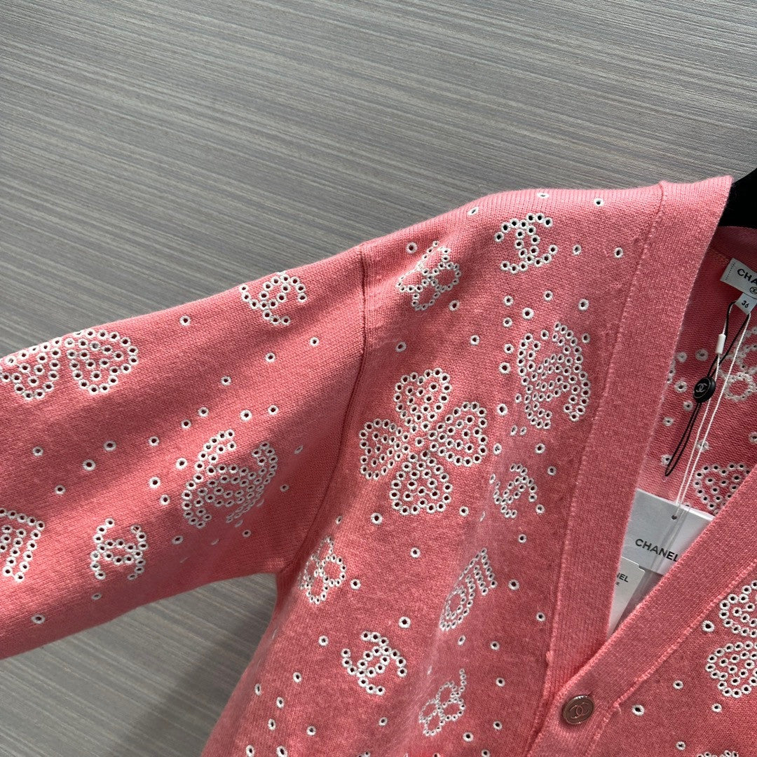 Chanel SS2023 Pre-Collection CARDIGAN Pink