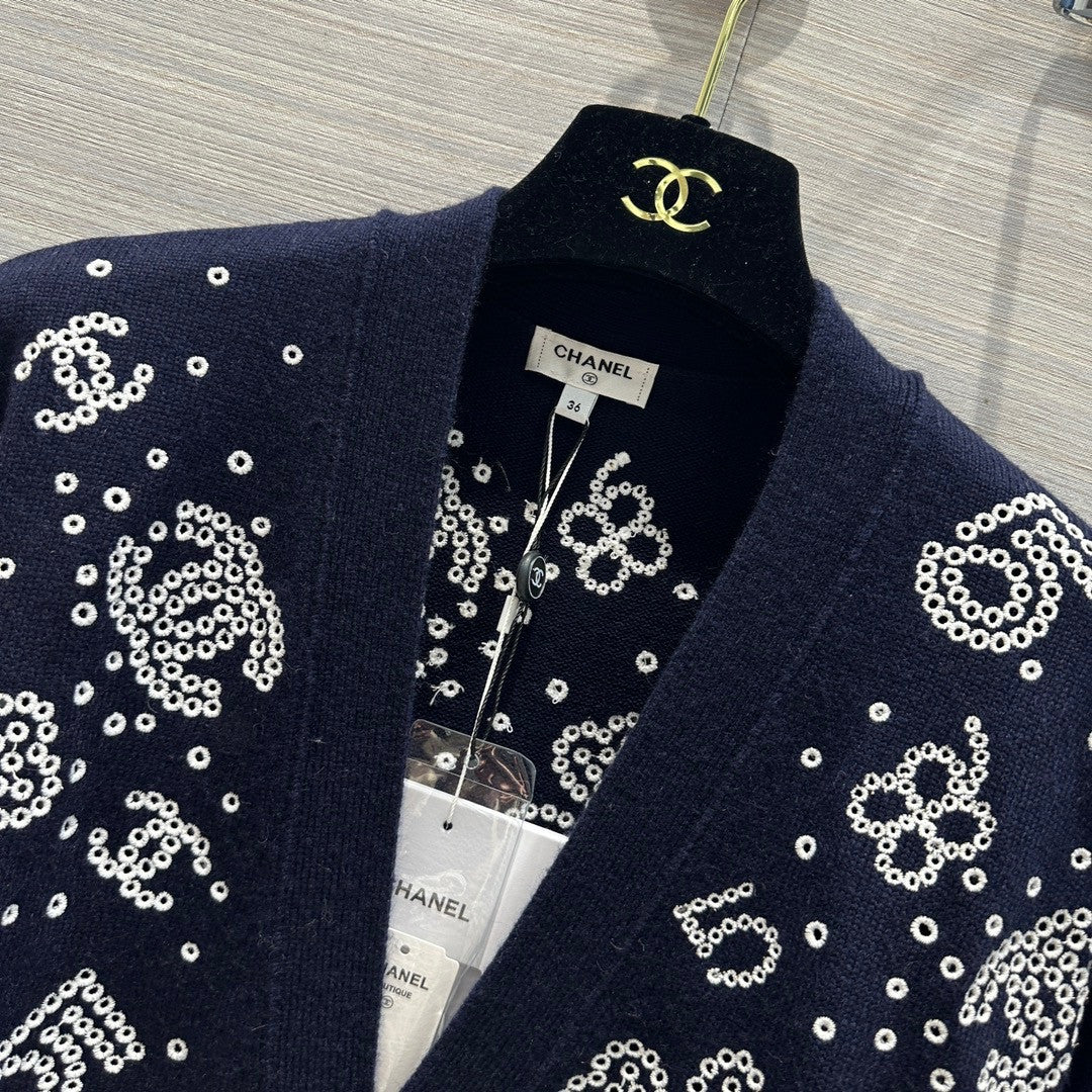 Chanel SS2023 Pre-Collection CARDIGAN NAVY