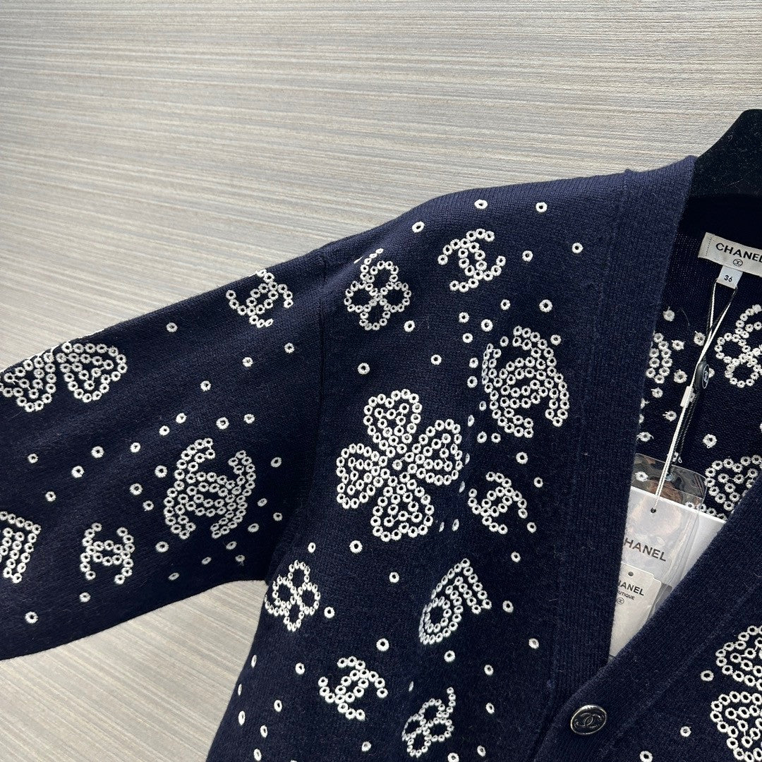 Chanel SS2023 Pre-Collection CARDIGAN NAVY