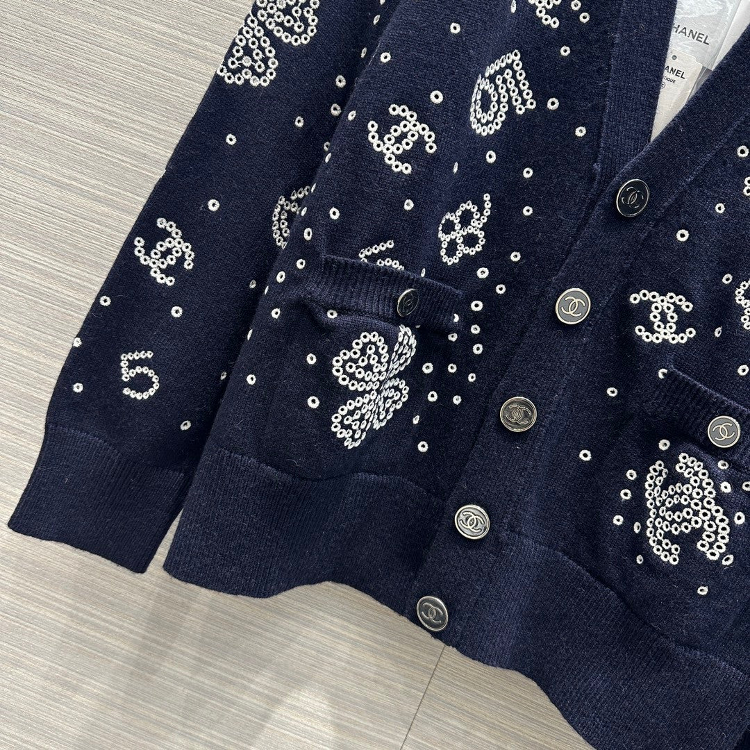 Chanel SS2023 Pre-Collection CARDIGAN NAVY