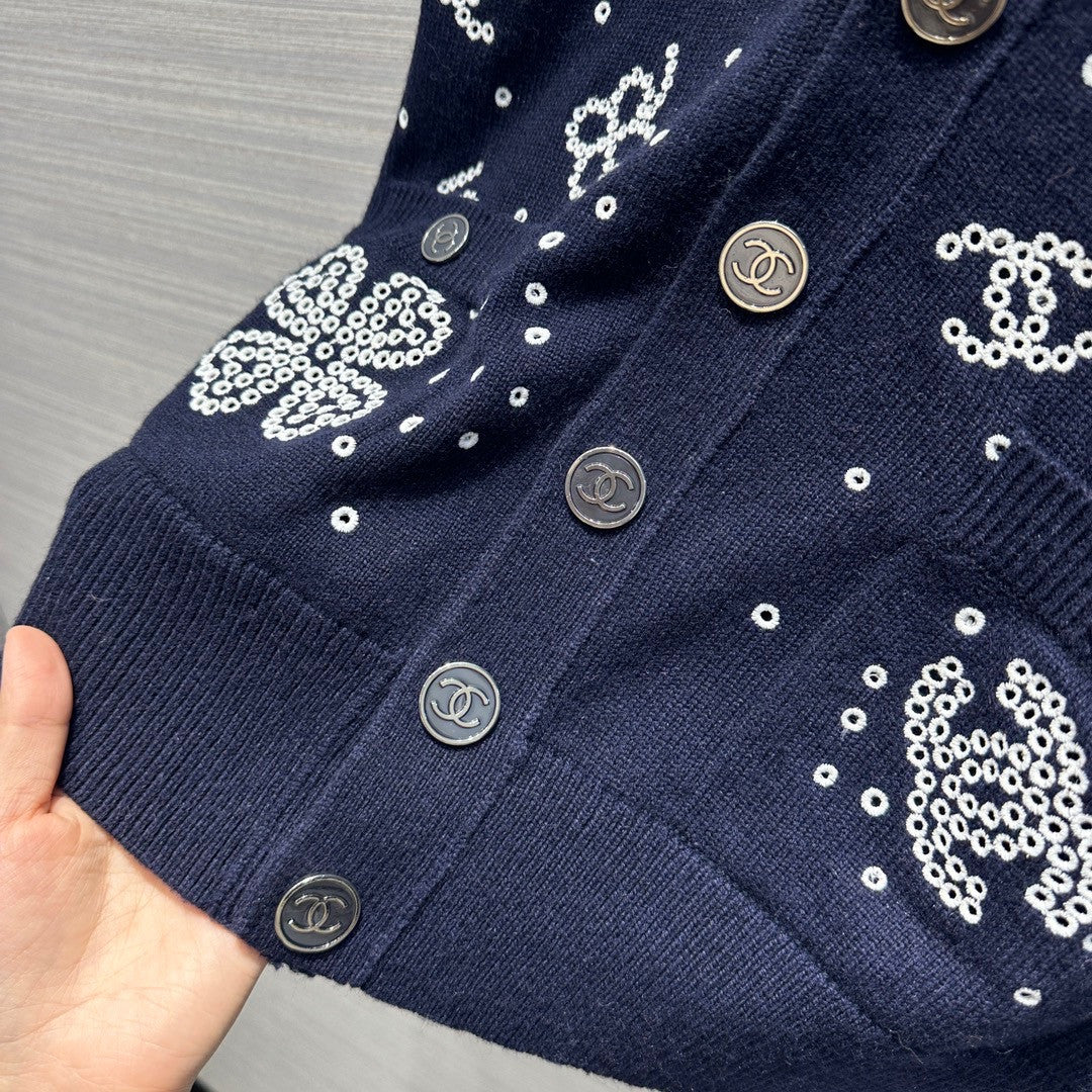 Chanel SS2023 Pre-Collection CARDIGAN NAVY