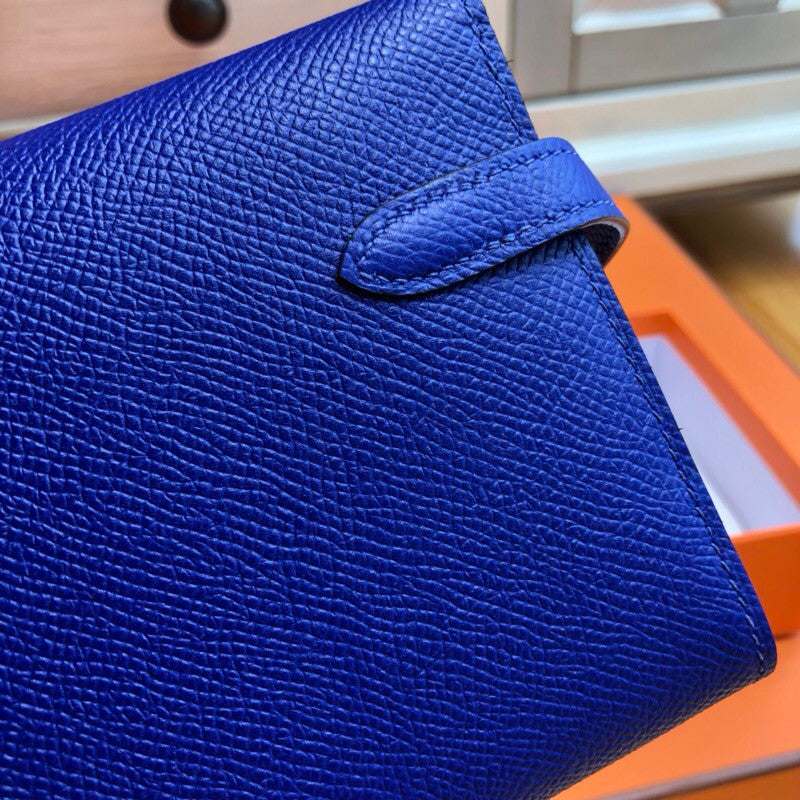 Hermes Kelly Classic wallet Bleu électrique