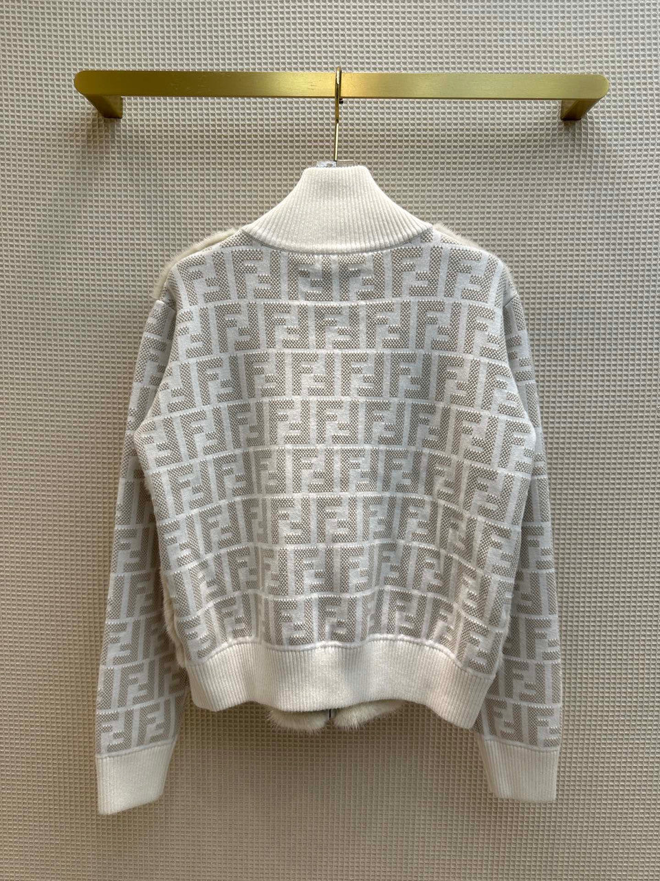 Fendi Bomber jacket White mink bomber