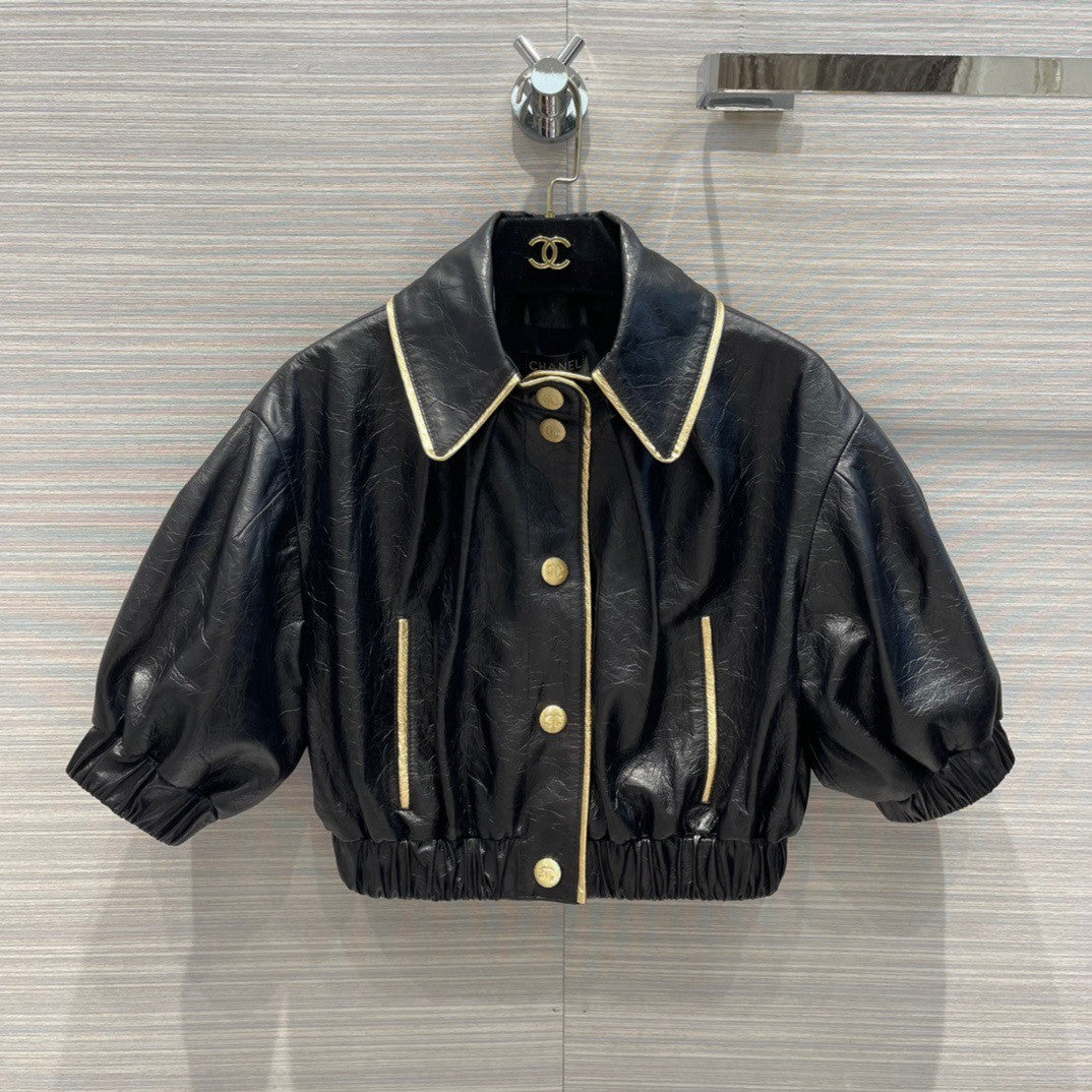 Chanel Spring-Summer 2022 Crumpled Calfskin Jacket