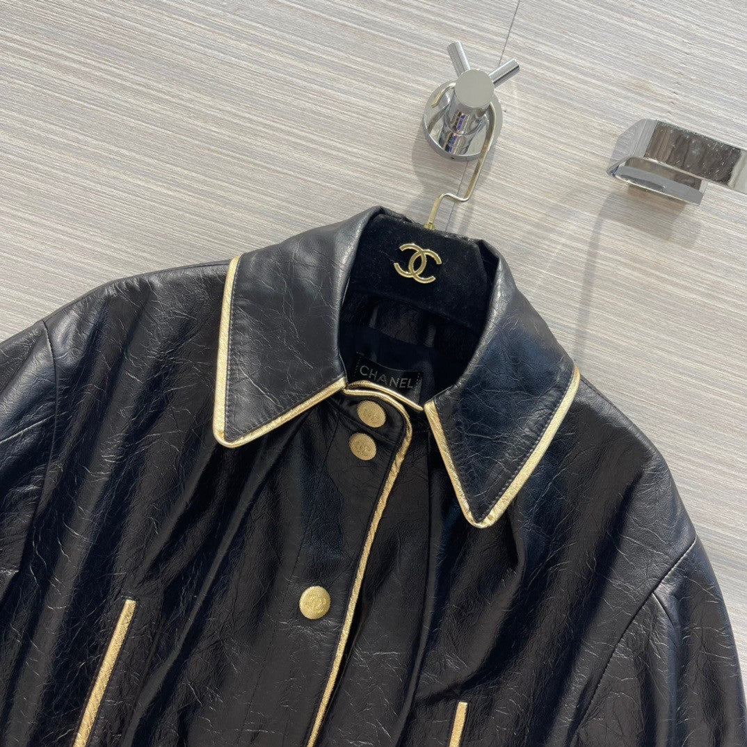 Chanel Spring-Summer 2022 Crumpled Calfskin Jacket