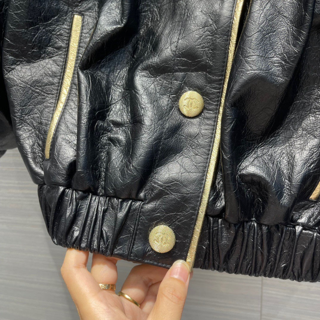 Chanel Spring-Summer 2022 Crumpled Calfskin Jacket