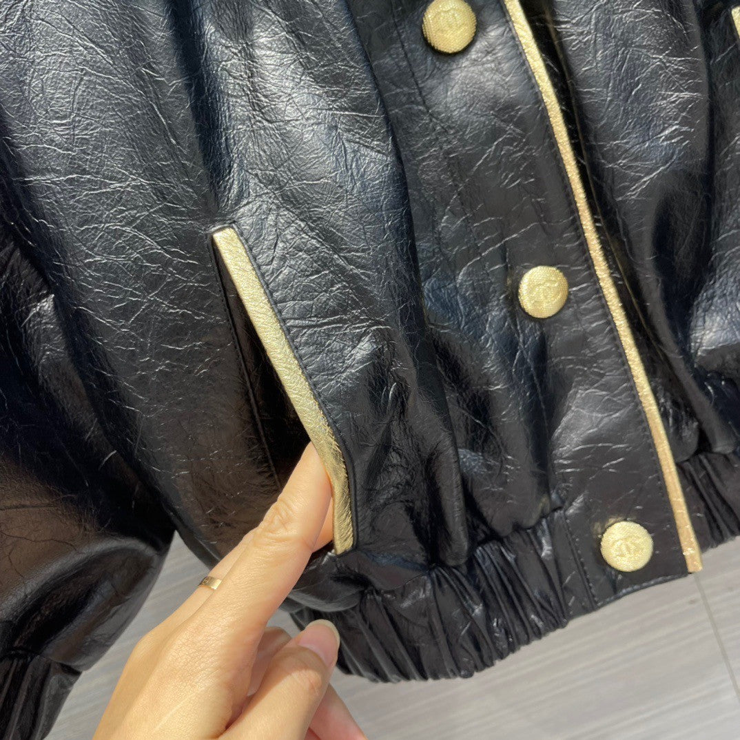 Chanel Spring-Summer 2022 Crumpled Calfskin Jacket