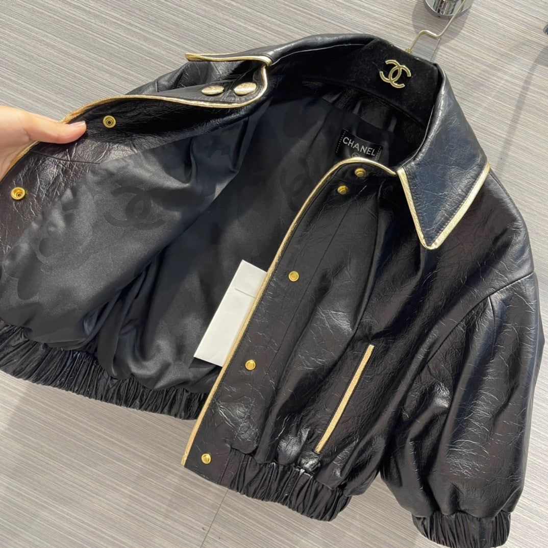 Chanel Spring-Summer 2022 Crumpled Calfskin Jacket