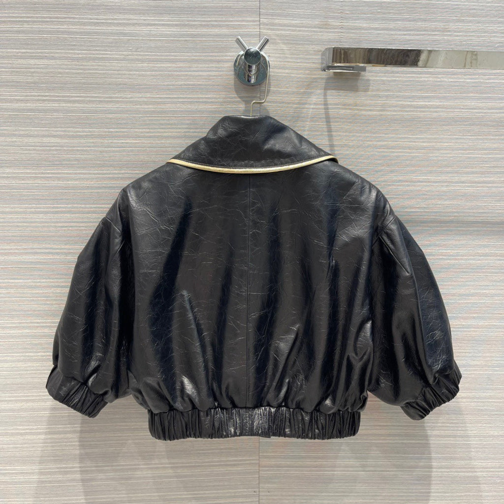 Chanel Spring-Summer 2022 Crumpled Calfskin Jacket