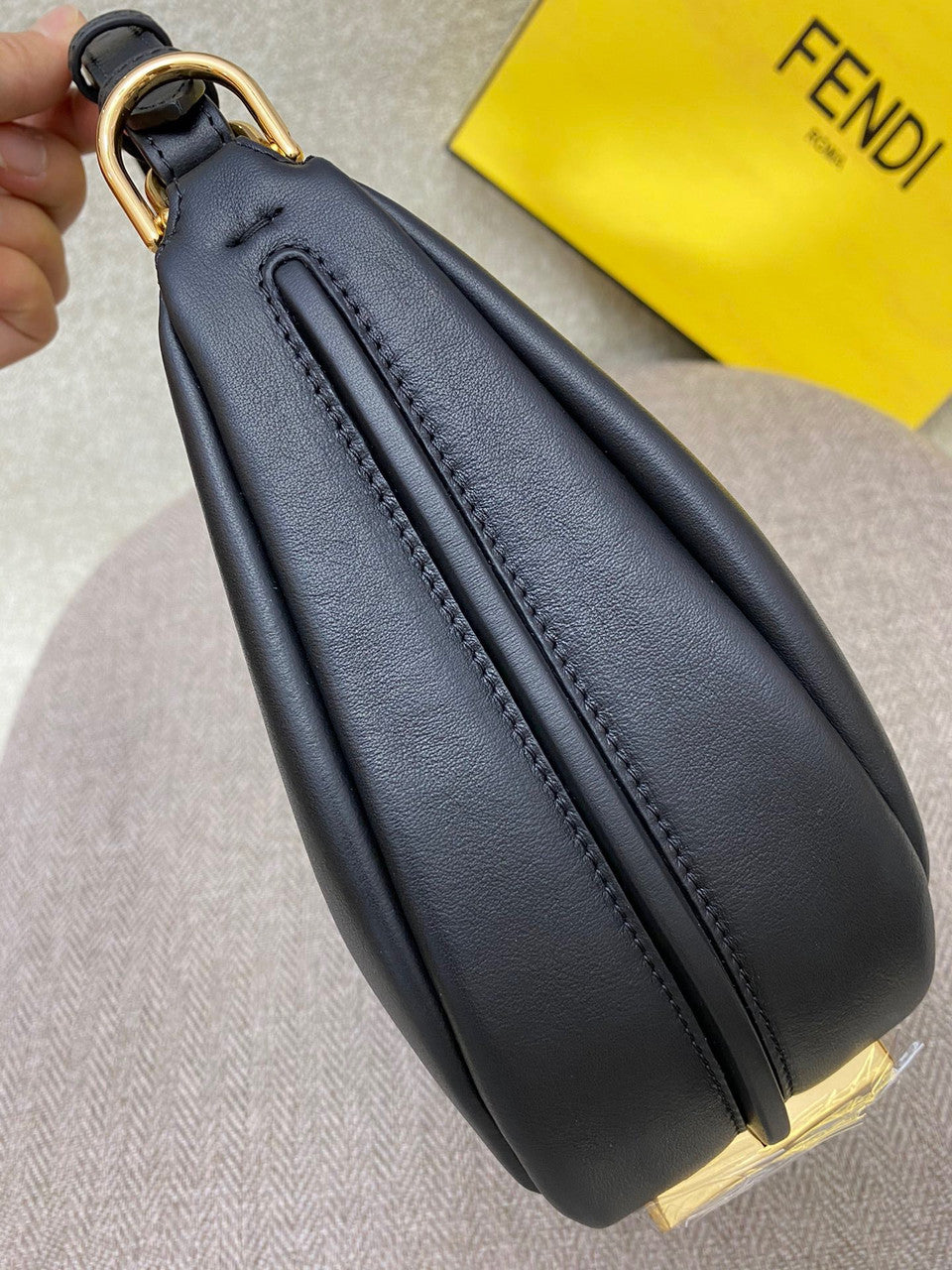 Fendi Fendigraphy Small Black leather bag