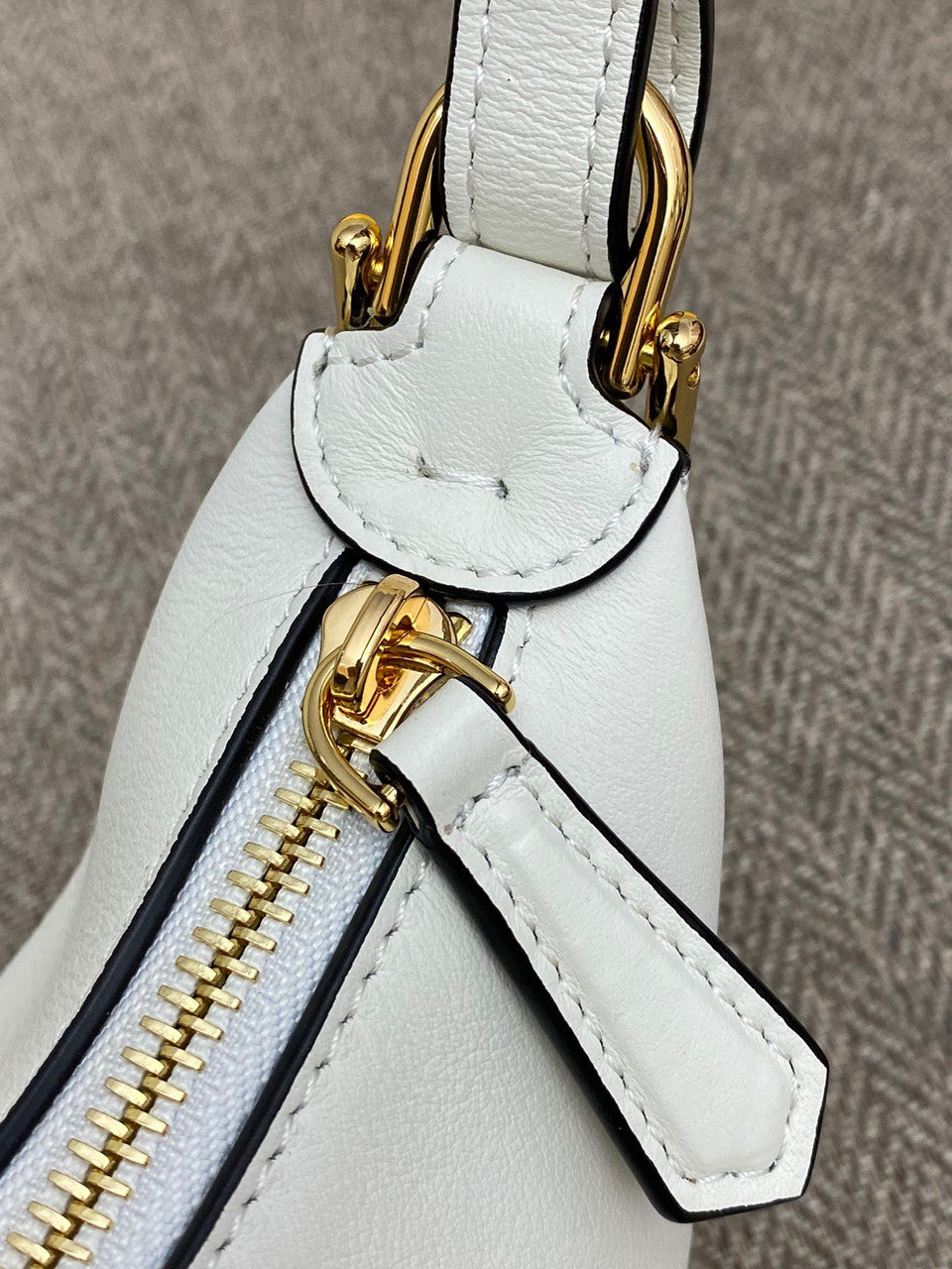 Fendi Fendigraphy Small White leather bag