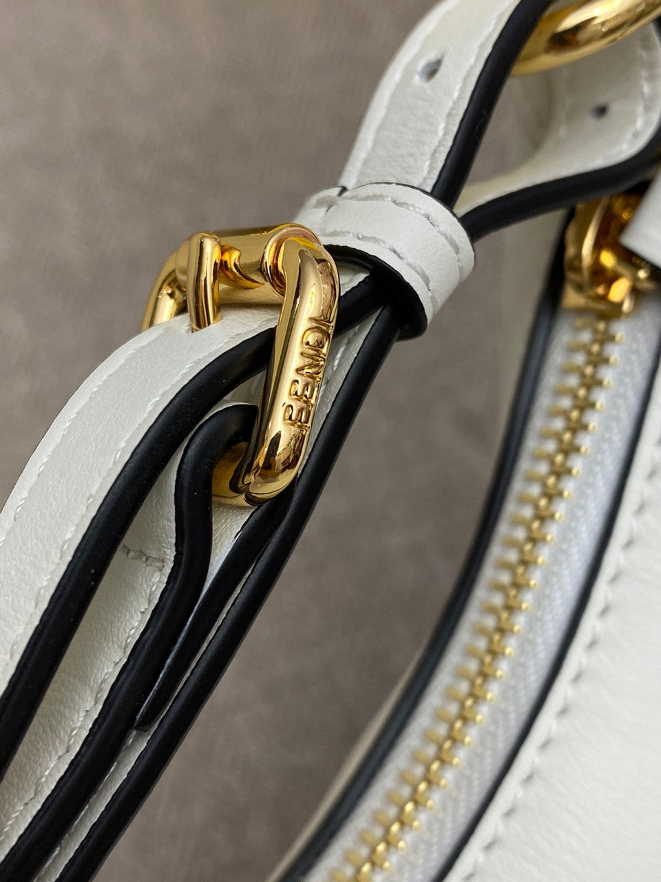 Fendi Fendigraphy Small White leather bag