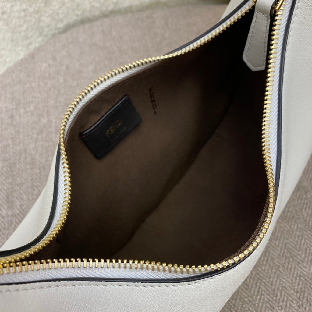 Fendi Fendigraphy Small White leather bag