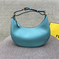 Fendi Fendigraphy Small Light Blue leather bag