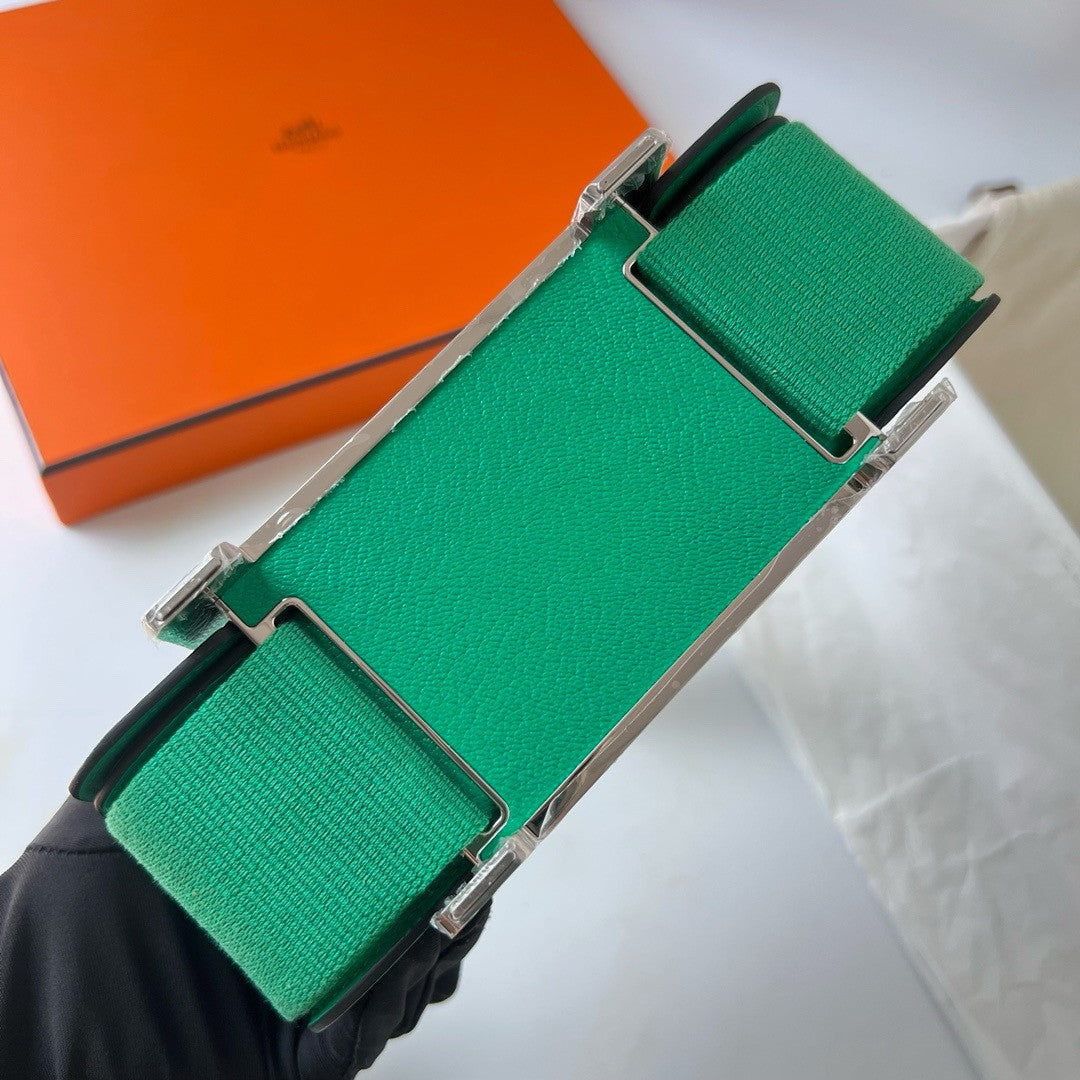 Hermès Geta Mint Chevre Palladium Hardware